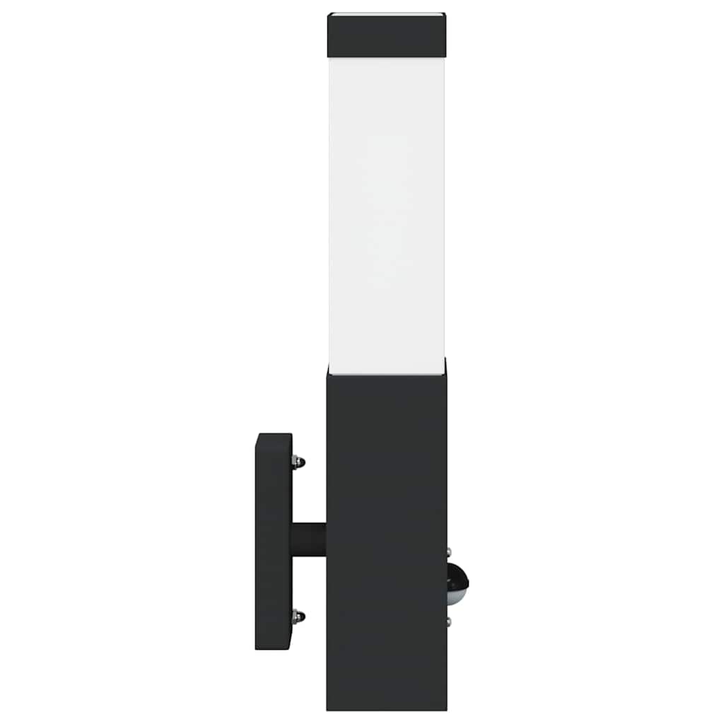 Vanjska zidna lampa Crna 10.5 x 6 x 33 cm