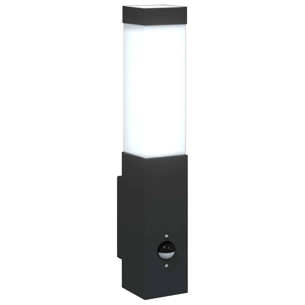 Vanjska zidna lampa 2 pcs Crna 10.5 x 6 x 33 cm