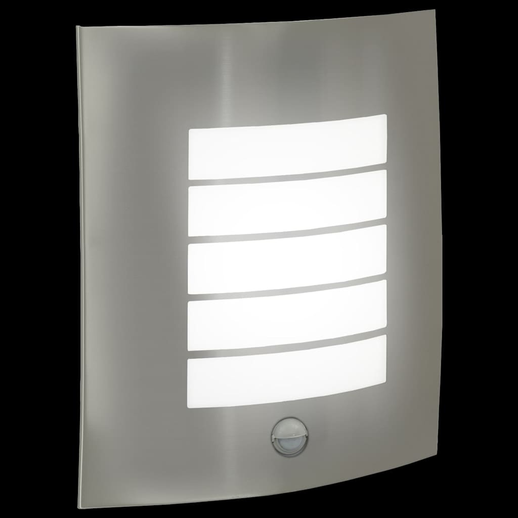 Vanjska zidna lampa 2 pcs Srebrno 23.5 x 9 x 26 cm