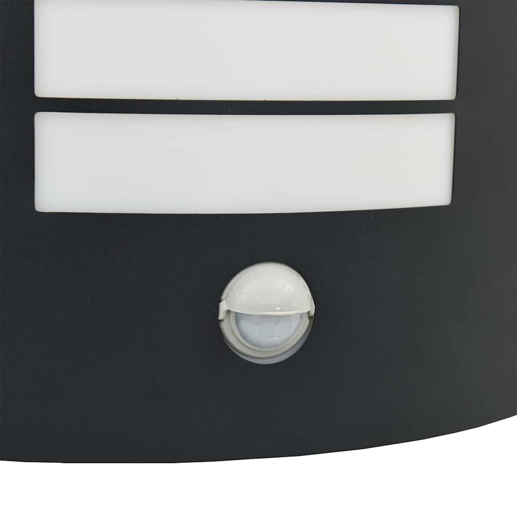 Vanjska zidna lampa 2 pcs Crna 23.5 x 9 x 26 cm