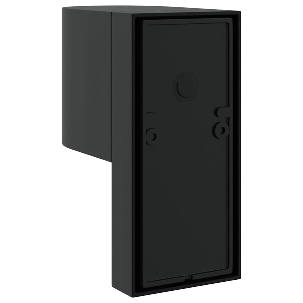 Vanjska zidna lampa Crna 12 x 7 x 15 cm Nehrđajući čelik