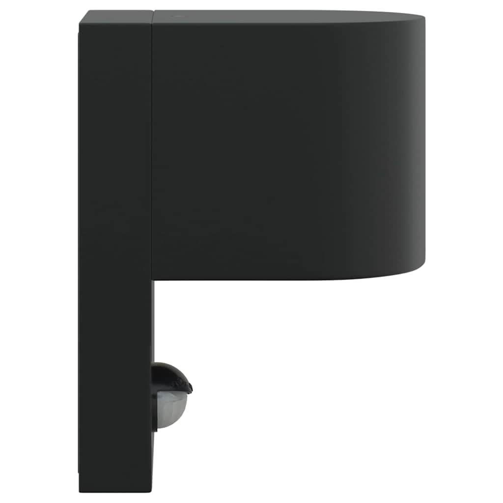 Vanjska zidna lampa Crna 12 x 7 x 15 cm Nehrđajući čelik
