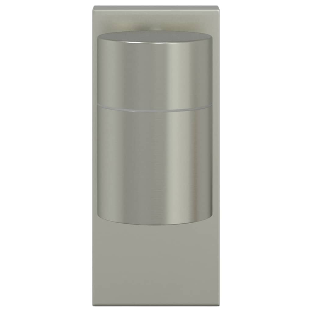 Vanjska zidna lampa 2 pcs Srebrno 6,5 x 10,5 x 16 cm