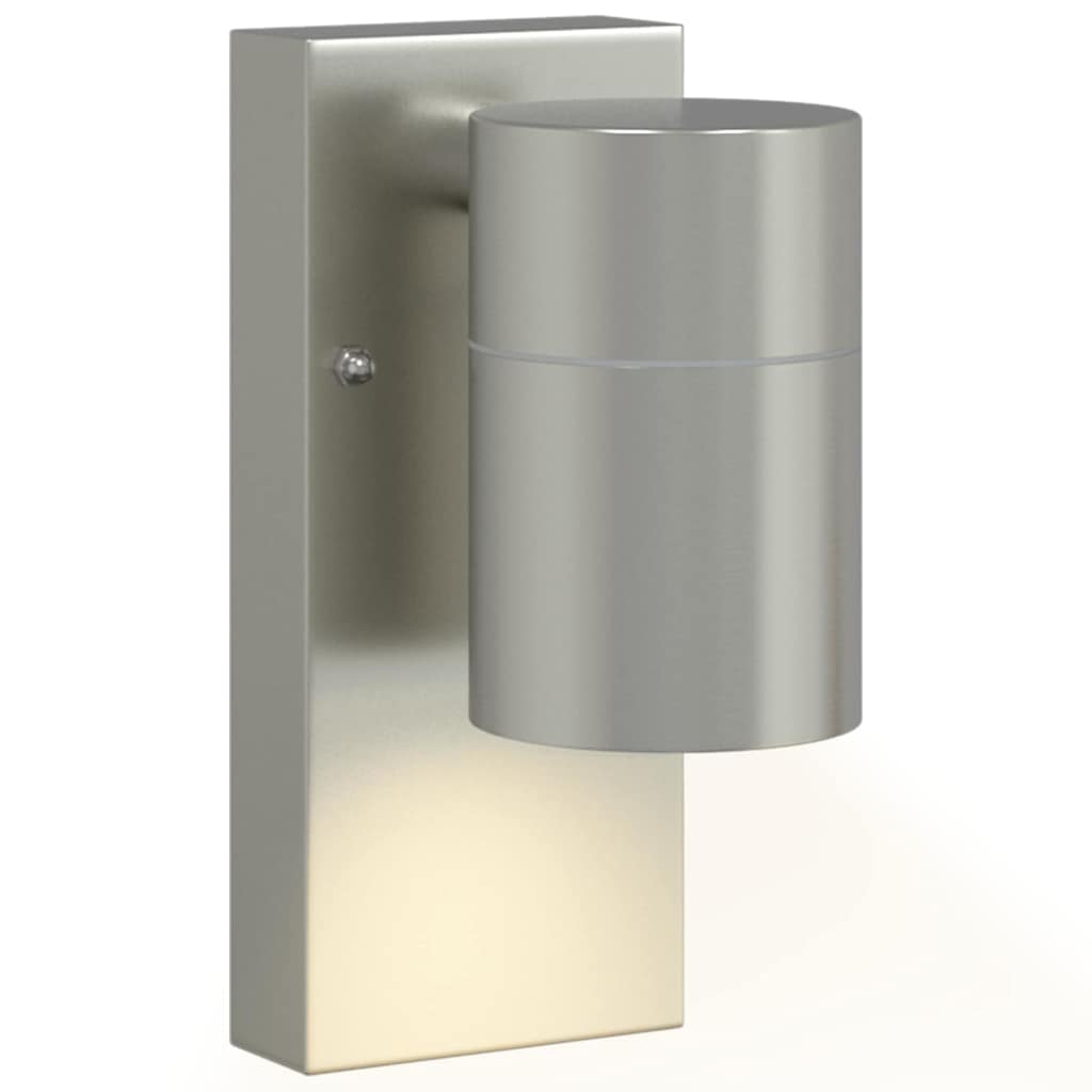 Vanjska zidna lampa 2 pcs Srebrno 6,5 x 10,5 x 16 cm