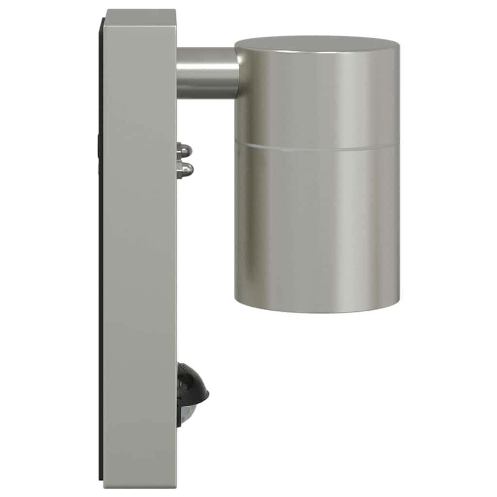 Vanjska zidna lampa 2 pcs Srebrno 6,5 x 10,5 x 16 cm