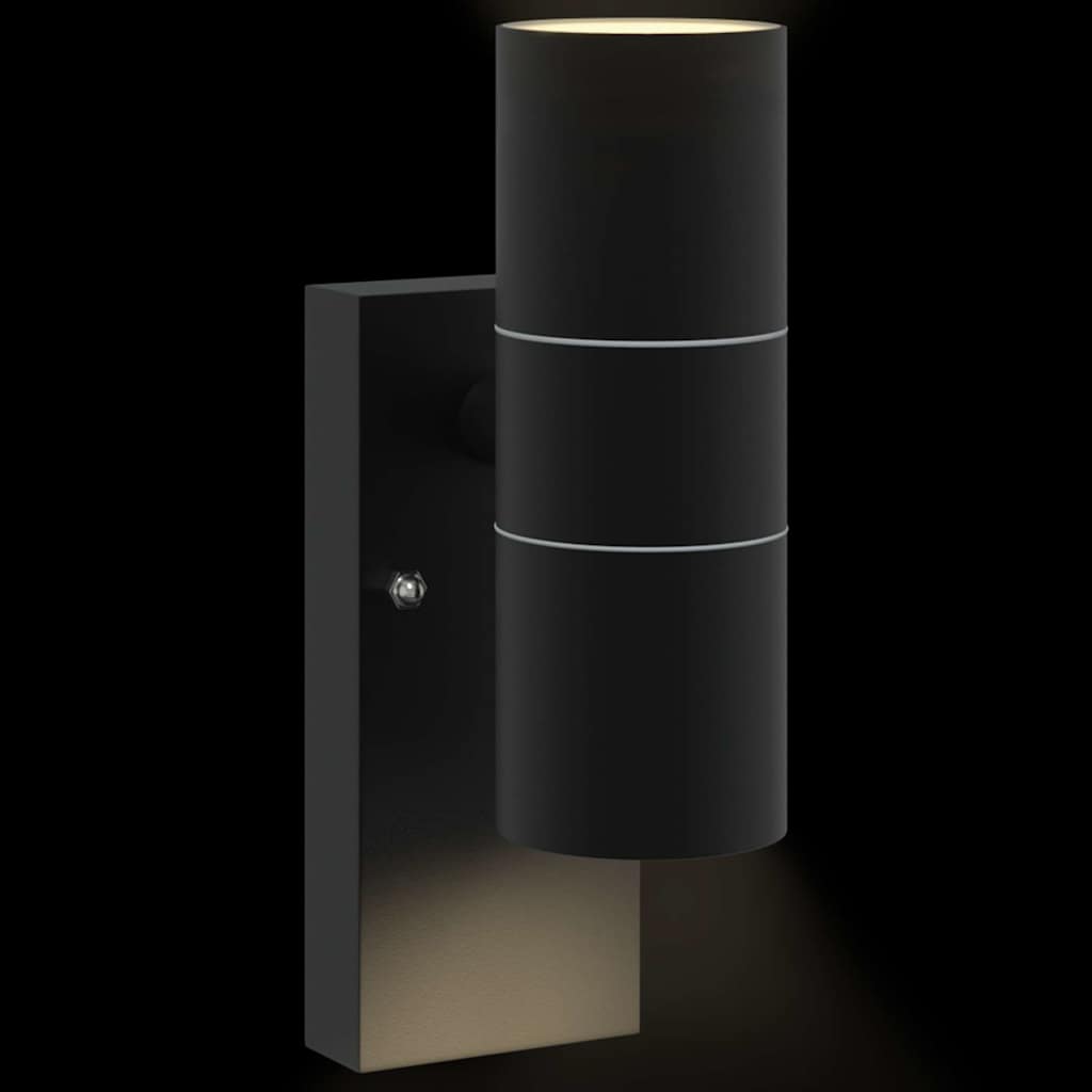 Vanjska zidna lampa Crna 7 x 10 x 22 cm