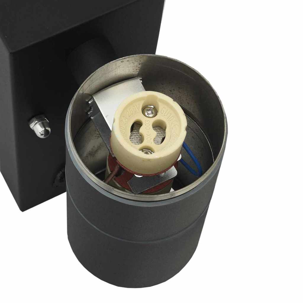 Vanjska zidna lampa Crna 7 x 10 x 22 cm