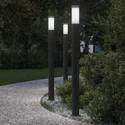 Stupić za zidne lampe 3 kom 110 cm od nehrđajućeg čelika IP44
