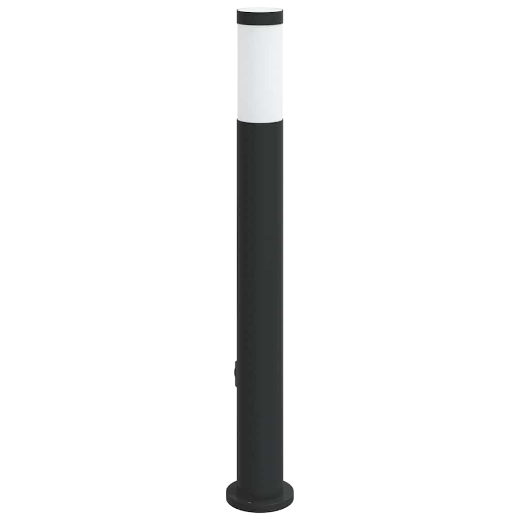 Stupić sa senzorom i utičnicom 80 cm nehrđajući čelik IP44