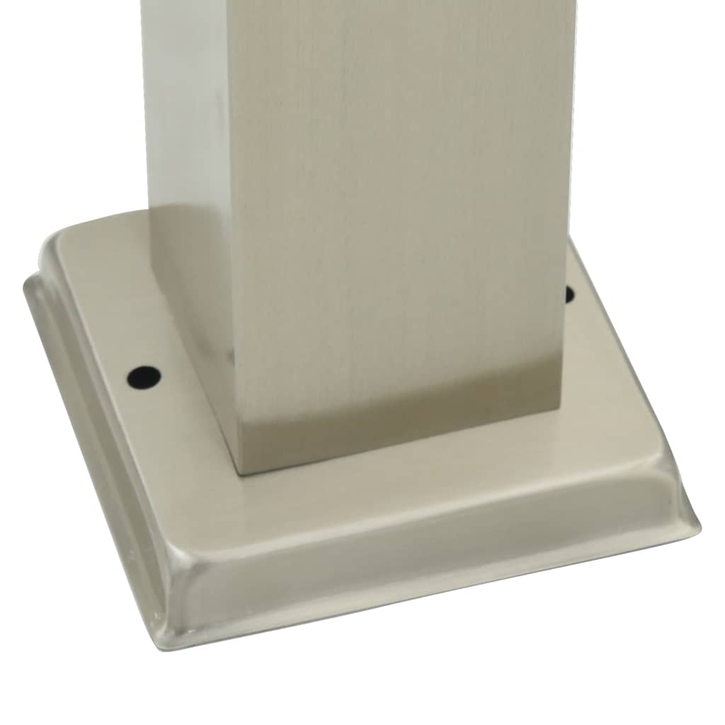 Stupić za zidne lampe 3 kom 110 cm od nehrđajućeg čelika IP44