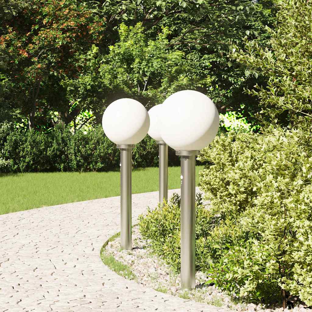 Stupić za svjetla sa senzorom 3 kom 80 cm nehrđajući čelik IP44