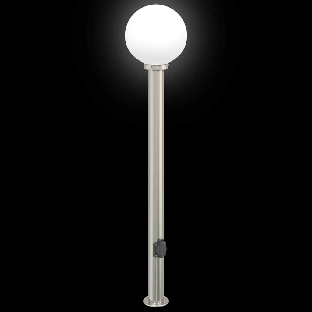 Stupić s utičnicom 3 kom 120 cm od nehrđajućeg čelika IP44