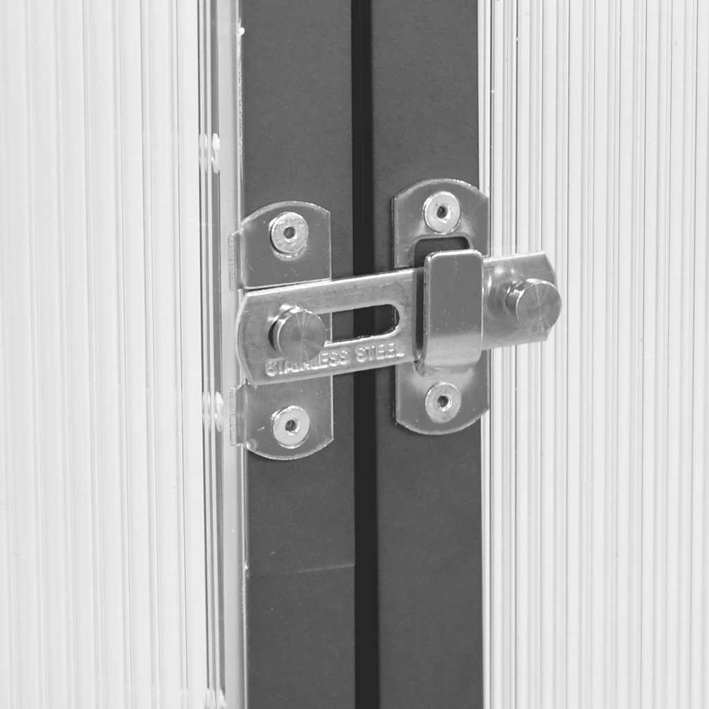 Staklenik s okvirom antracit 334 x 169 x 195 cm aluminijski