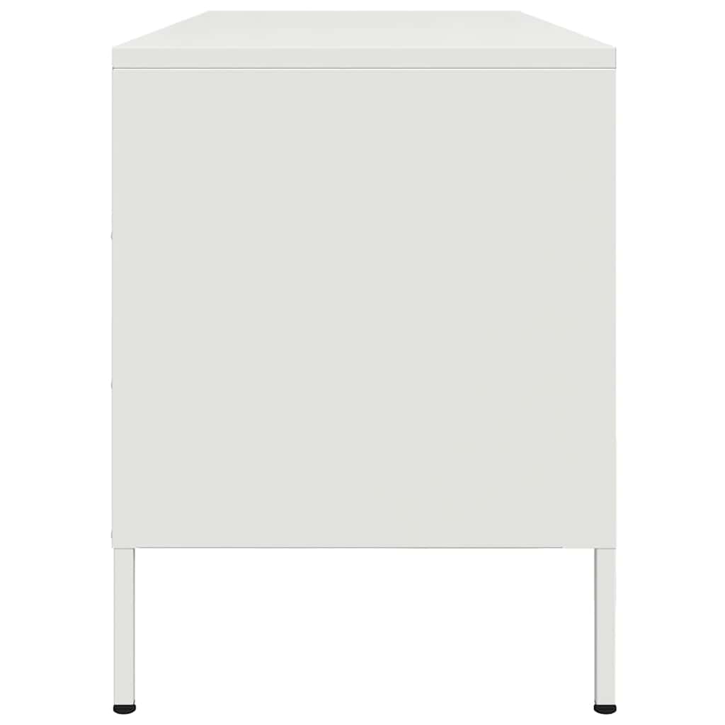 TV ormarić bijeli 100,5 x 39 x 50,5 cm čelični