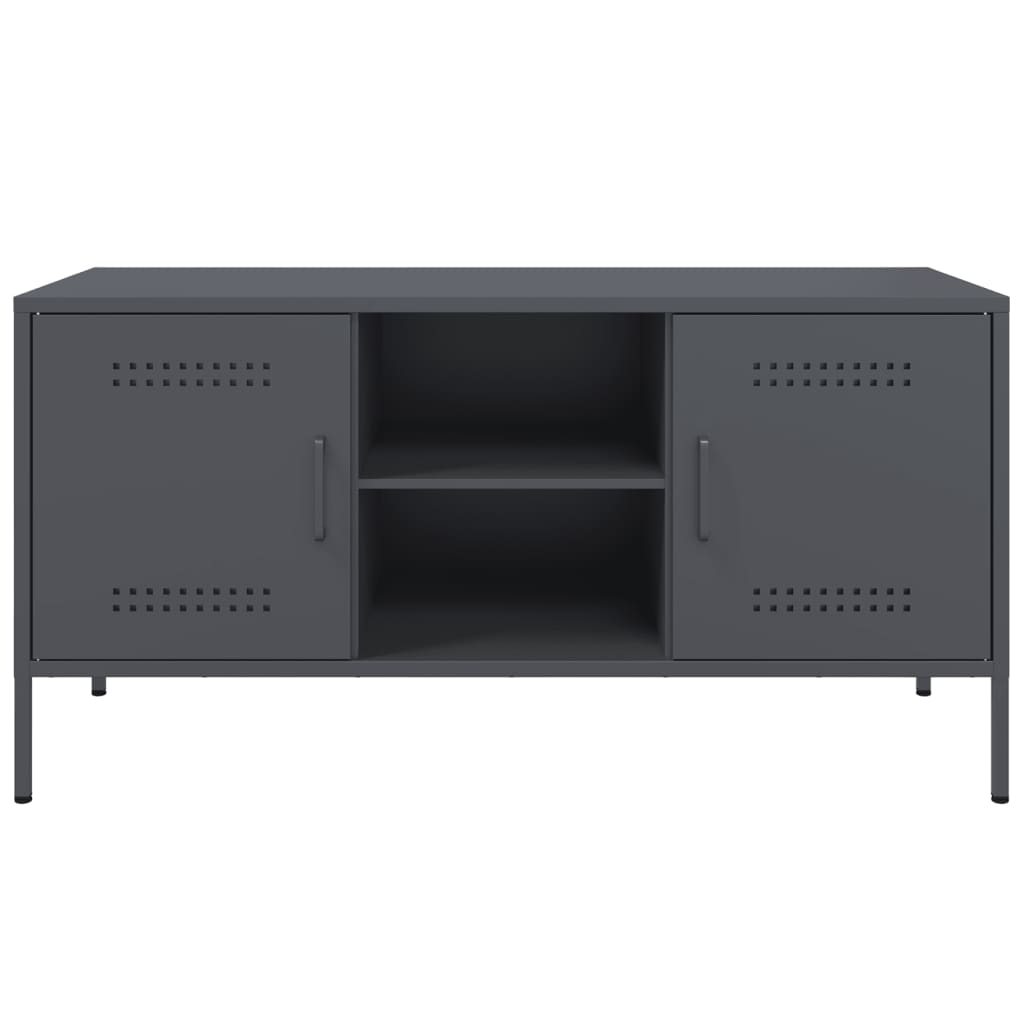 TV ormarić antracit 100,5 x 39 x 50,5 cm čelični