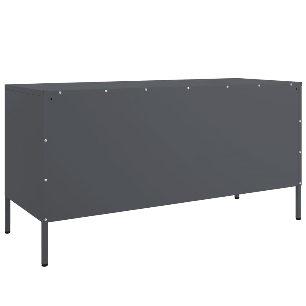 TV ormarić antracit 100,5 x 39 x 50,5 cm čelični