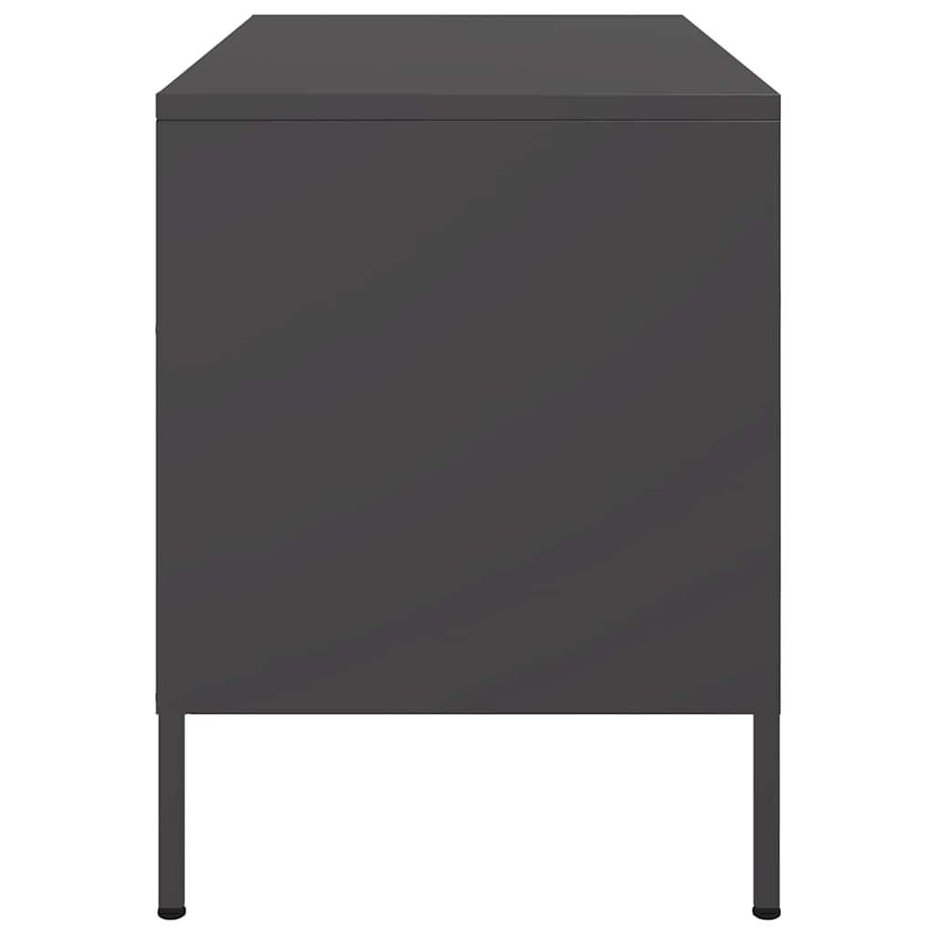 TV ormarić crni 68 x 39 x 50,5 cm čelični