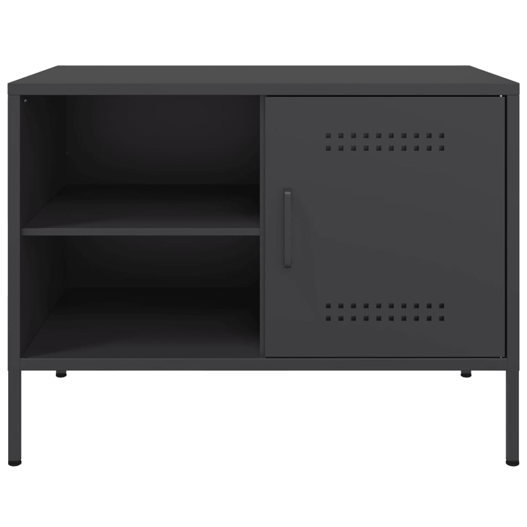 TV ormarići 2 kom crni 68 x 39 x 50,5 cm čelični
