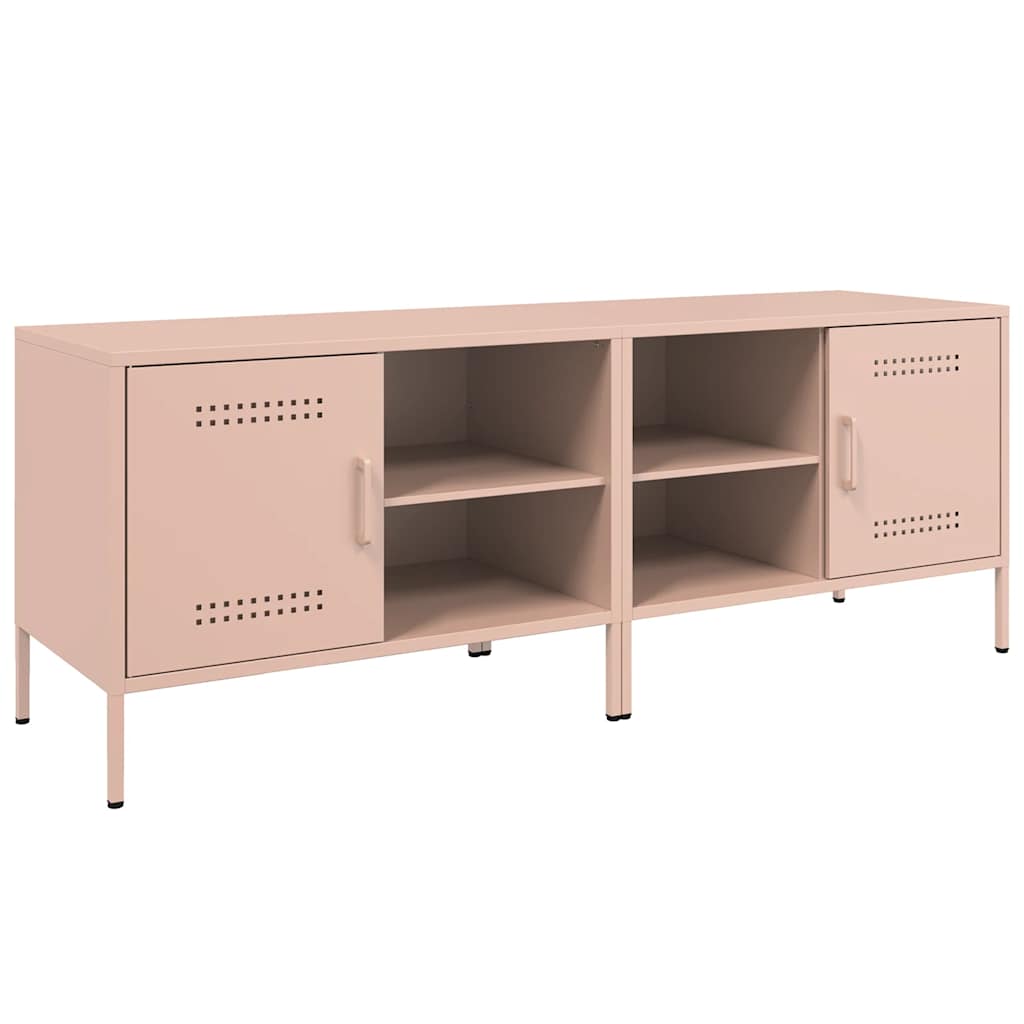 TV ormarići 2 kom ružičasti 68 x 39 x 50,5 cm čelični