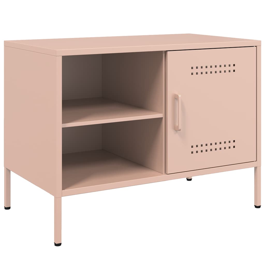 TV ormarići 2 kom ružičasti 68 x 39 x 50,5 cm čelični