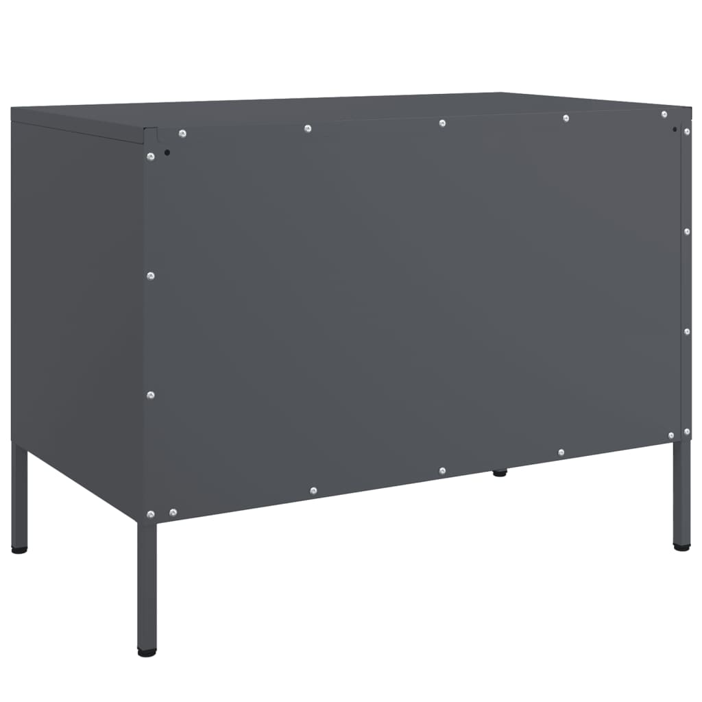 TV ormarić antracit 68 x 39 x 50,5 cm čelični