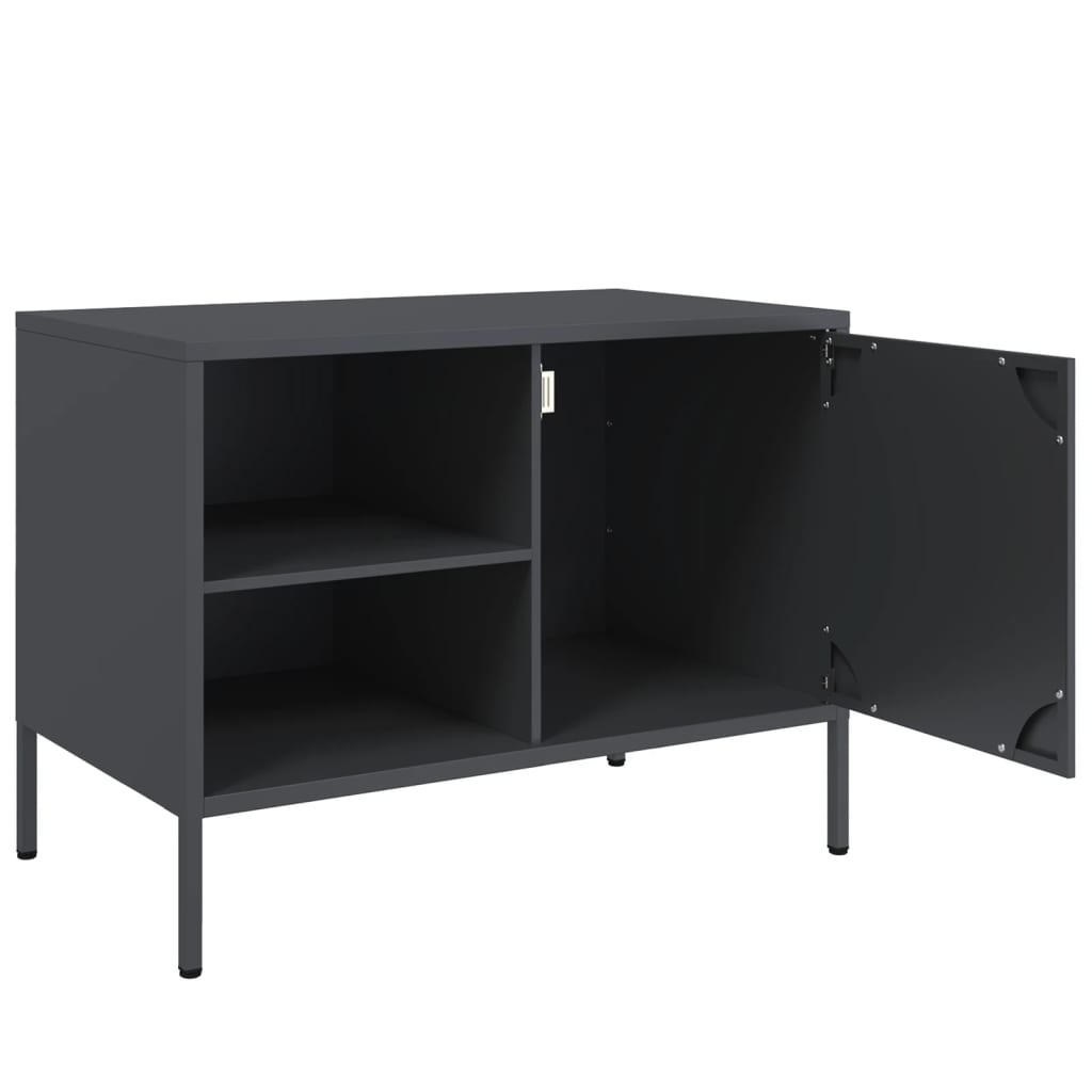 TV ormarić antracit 68 x 39 x 50,5 cm čelični