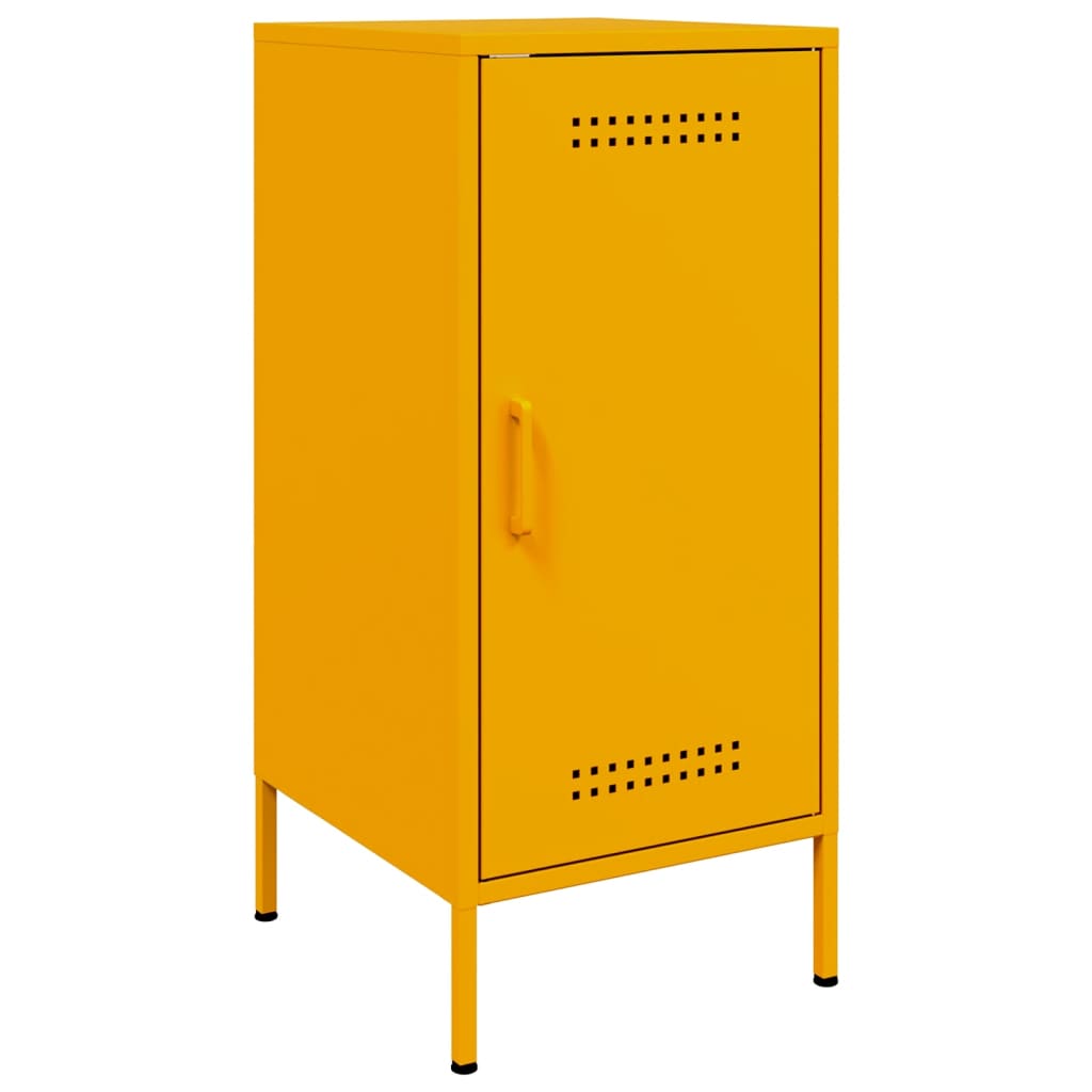Komode 2 kom boja senfa 36x39x79 cm od hladno valjanog čelika