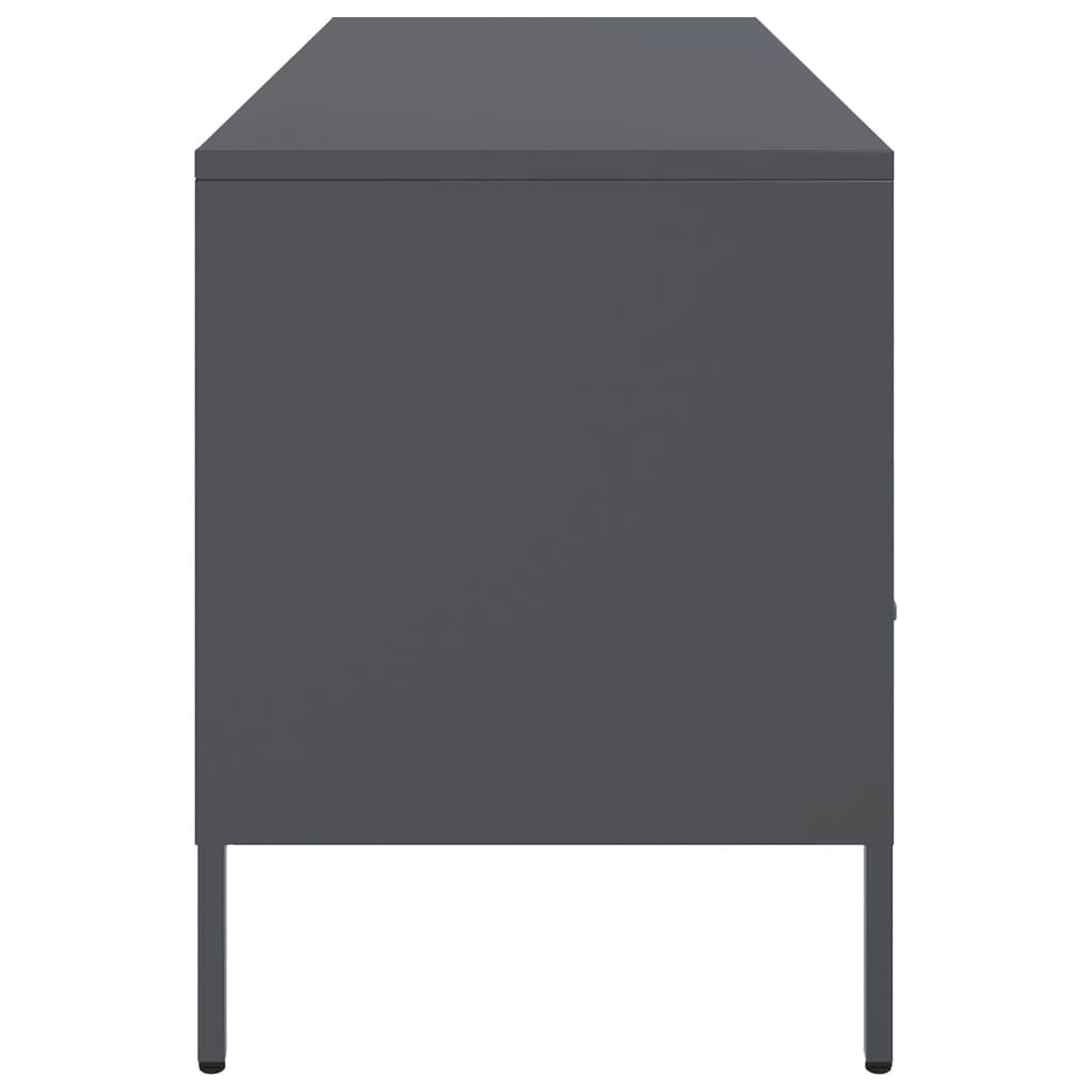 TV ormarić antracit 100,5 x 39 x 50,5 cm čelični