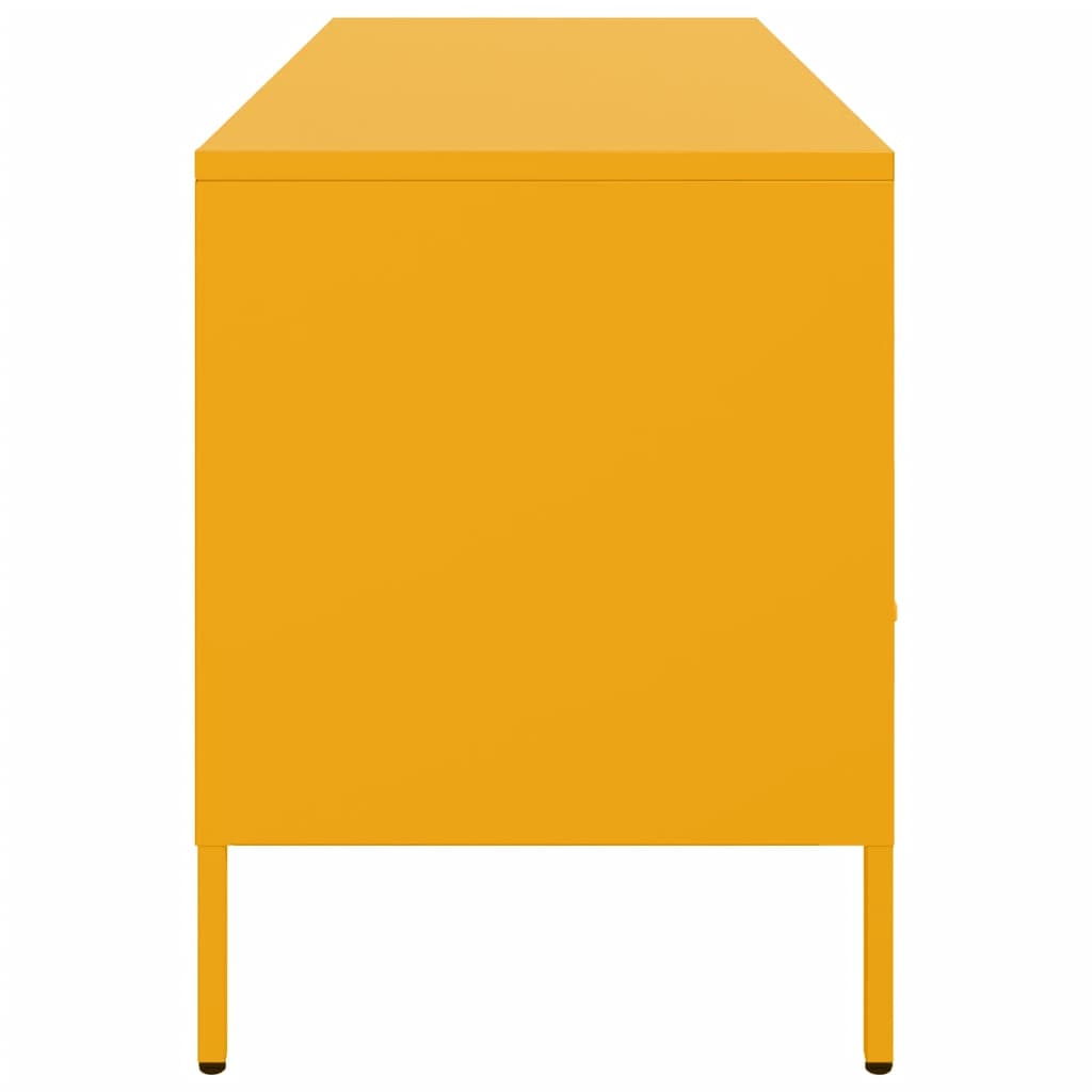 TV ormarić boja senfa 100,5 x 39 x 50,5 cm čelični