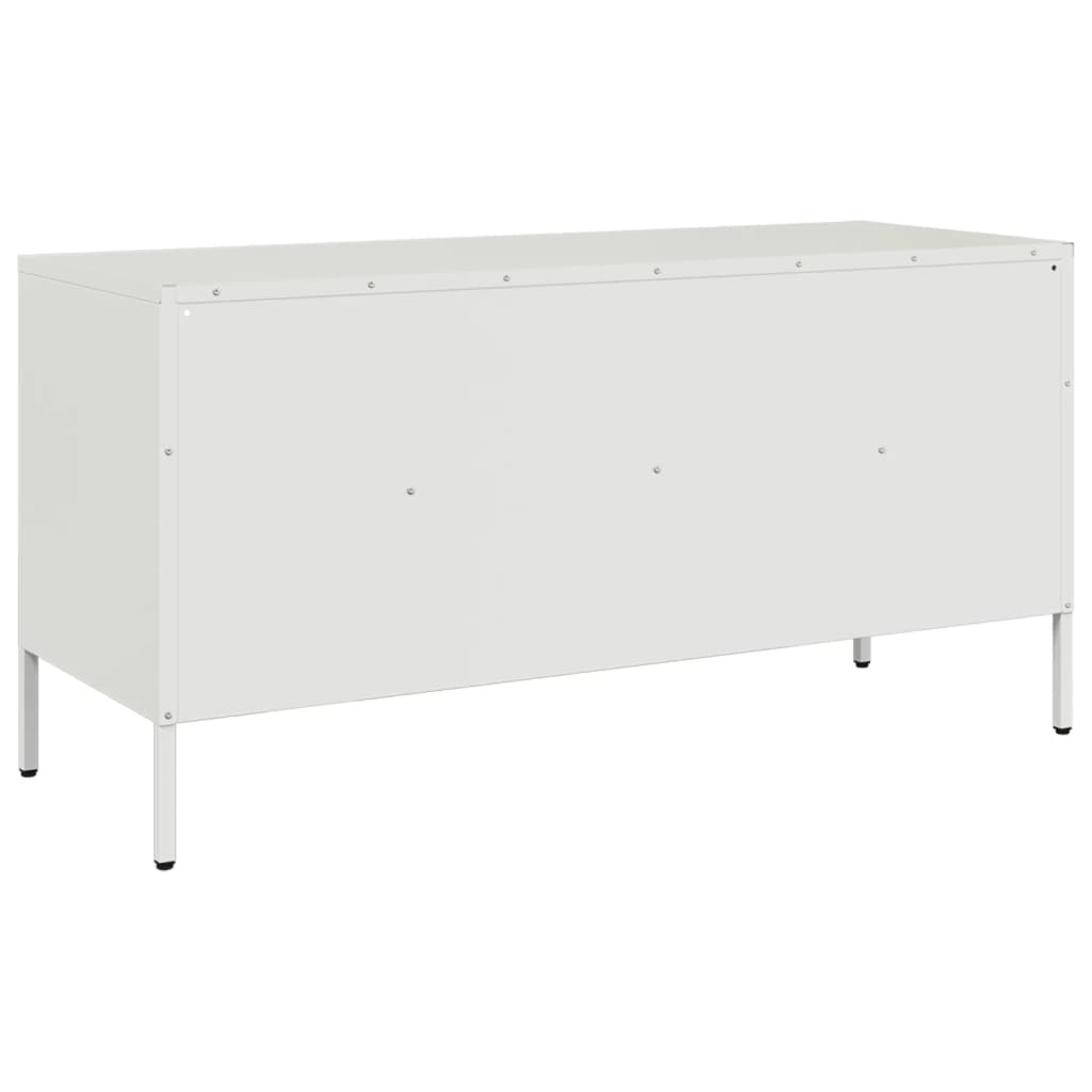 TV ormarić bijeli 100,5 x 39 x 50,5 cm čelični
