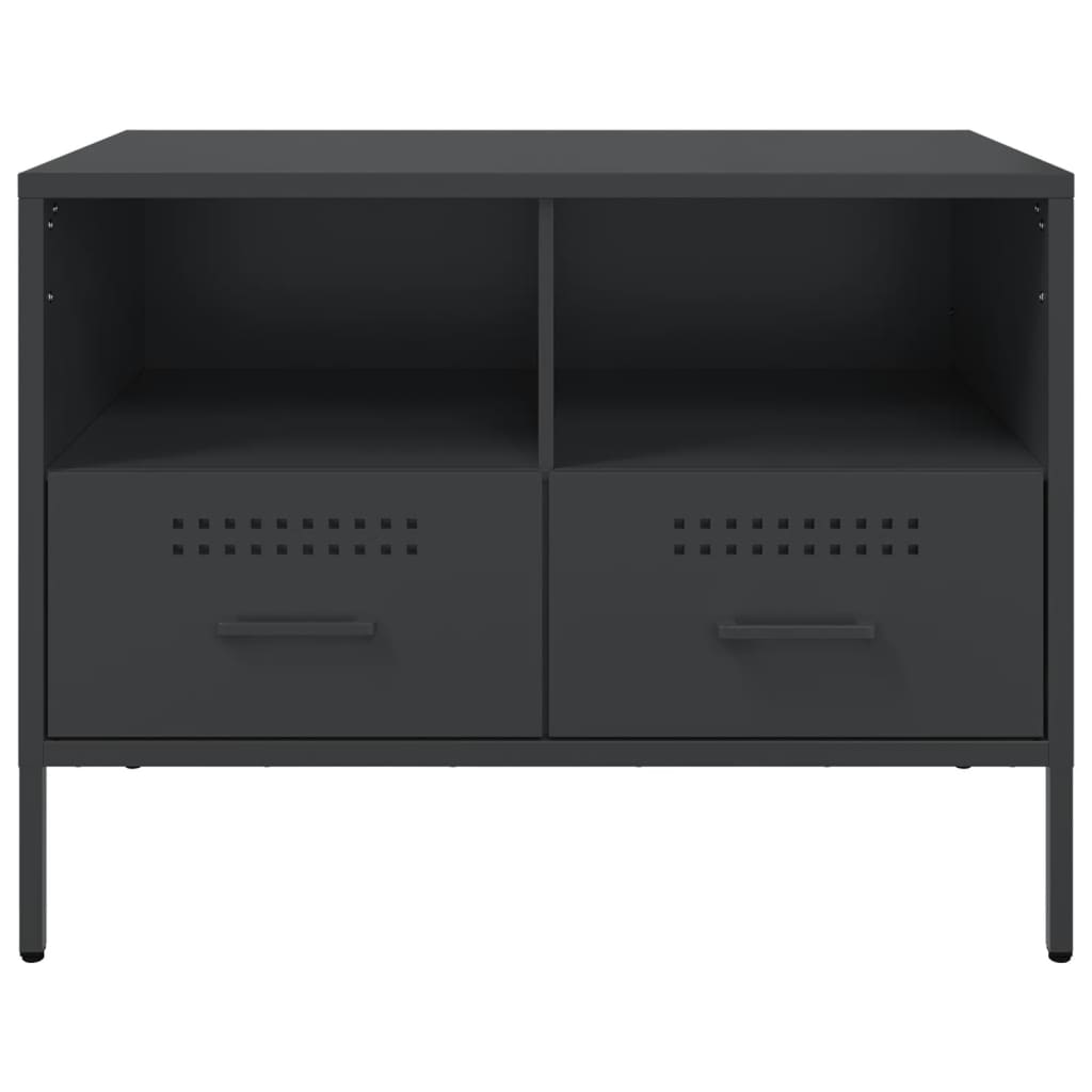 TV ormarić crni 68 x 39 x 50,5 cm čelični