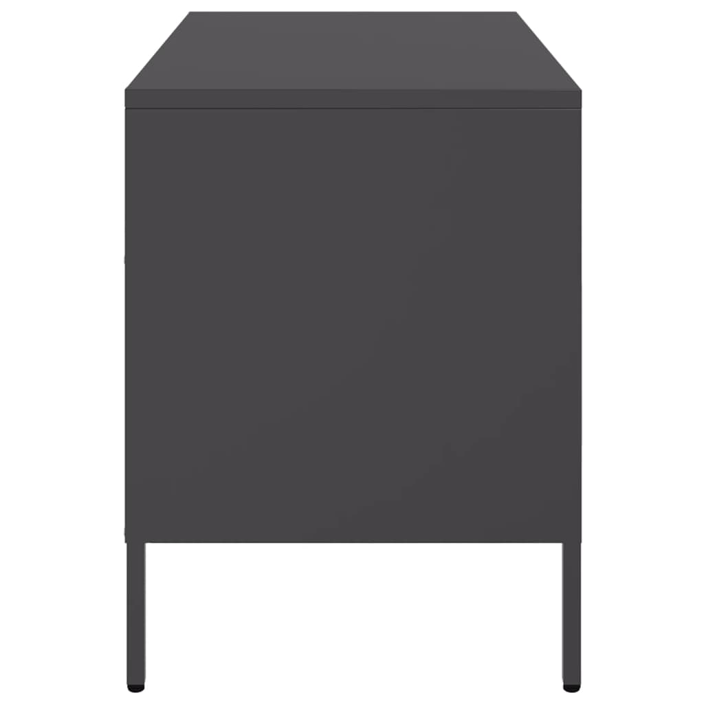 TV ormarić crni 68 x 39 x 50,5 cm čelični