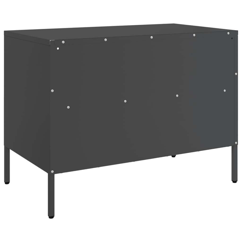 TV ormarić crni 68 x 39 x 50,5 cm čelični