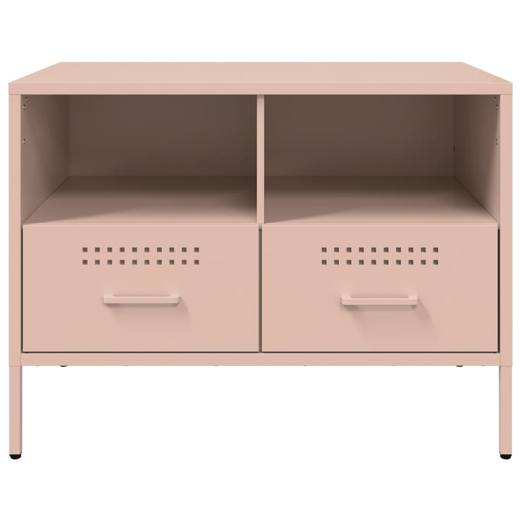 TV ormarići 2 kom ružičasti 68 x 39 x 50,5 cm čelični