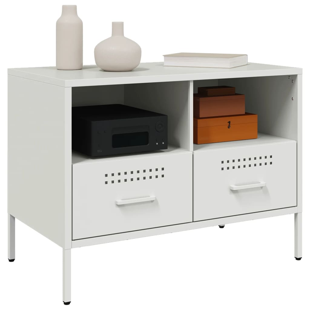 TV ormarići 2 kom bijeli 68 x 39 x 50,5 cm čelični