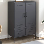 Visoka komoda antracit 68x39x101,5 cm od čelika