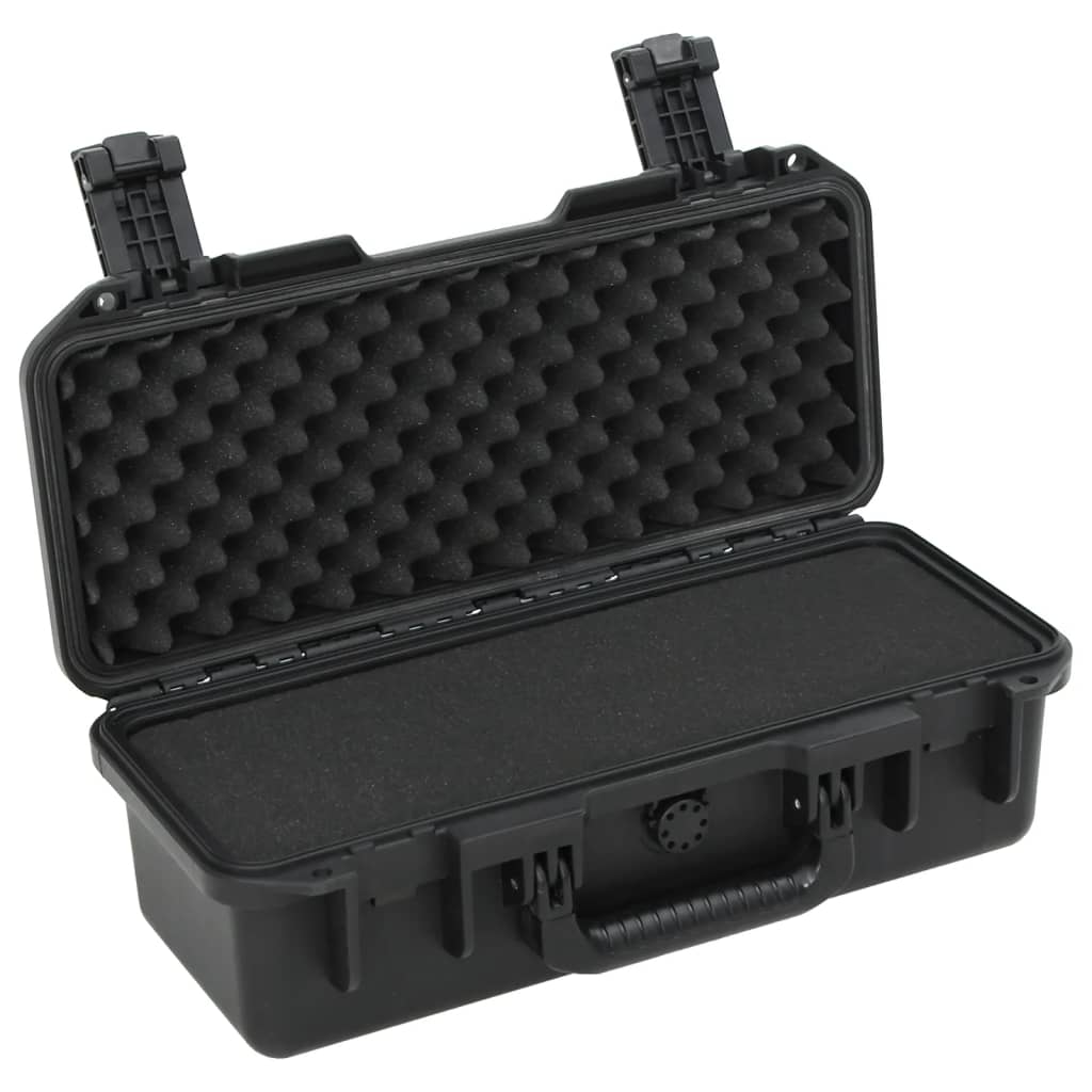 Prijenosni kovčeg crni 46,5x21,5x17,5 cm od PP-a