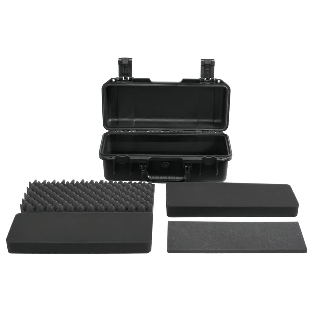 Prijenosni kovčeg crni 46,5x21,5x17,5 cm od PP-a