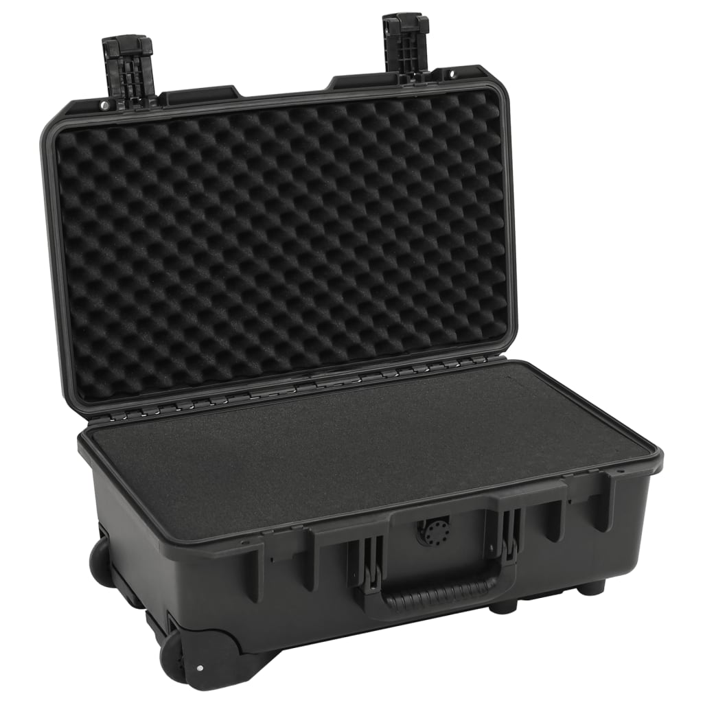 Prijenosni kovčeg crni 55 x 35 x 22,5 cm od PP-a