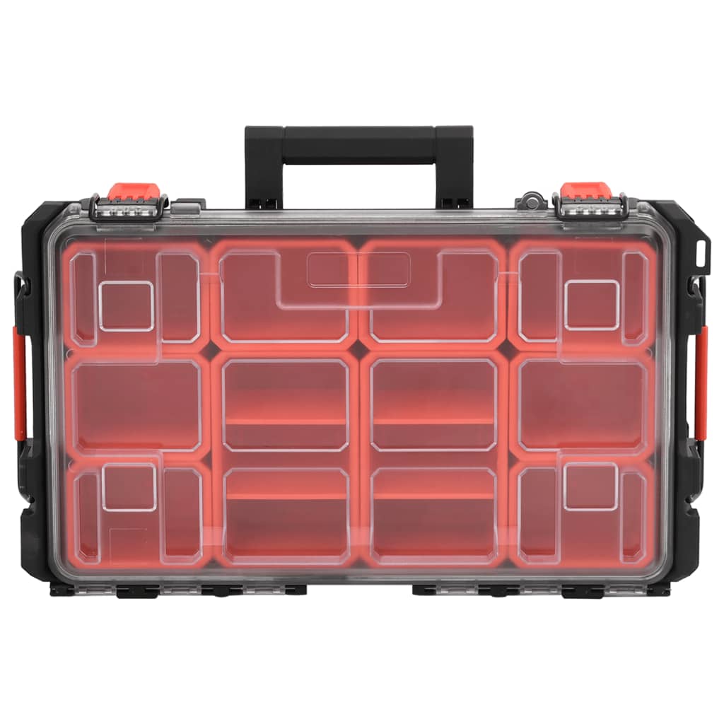 Prijenosni kovčeg crni 55,5x34,5x13,5 cm od PP-a