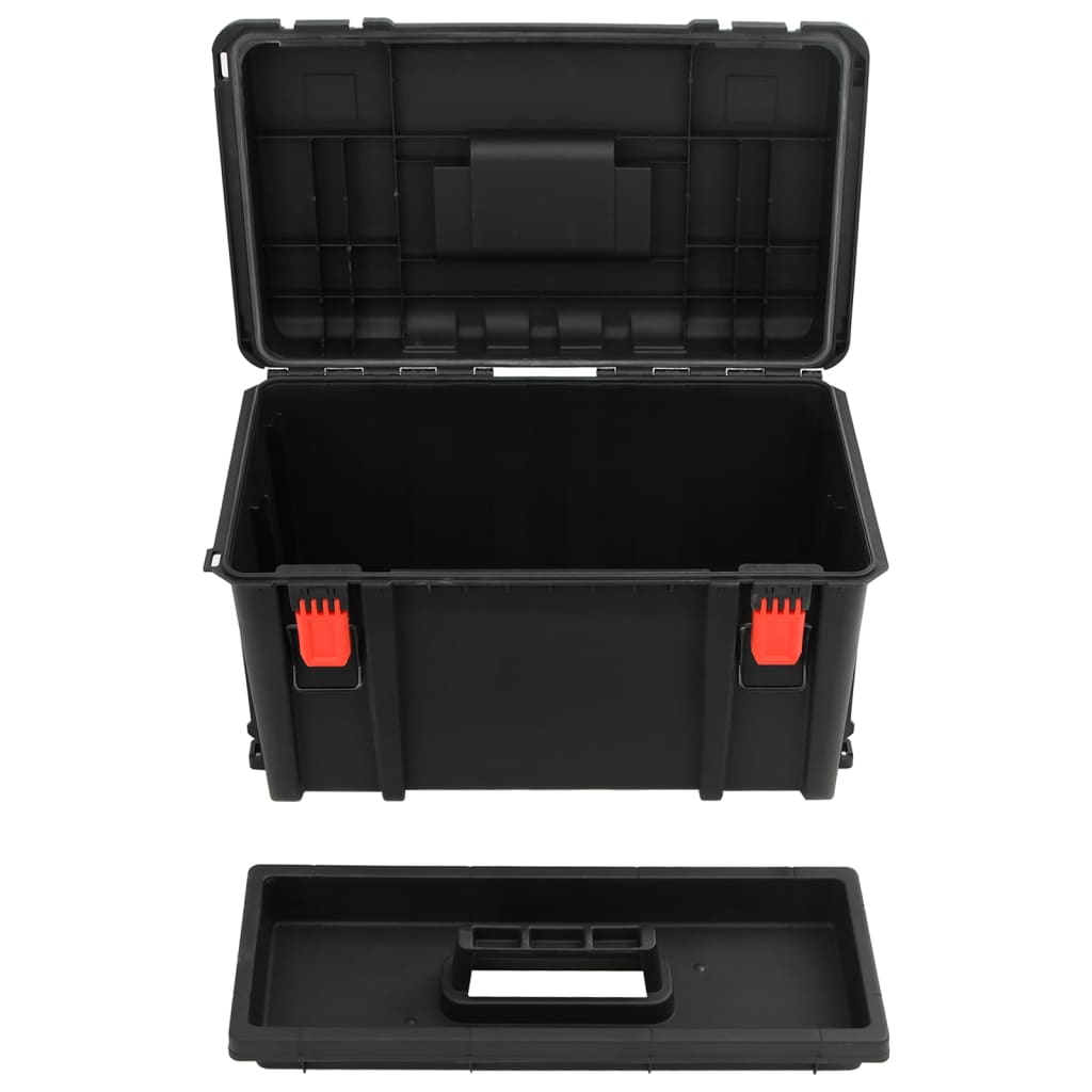 Prijenosni kovčeg crni 57x35x32,5 cm od PP-a