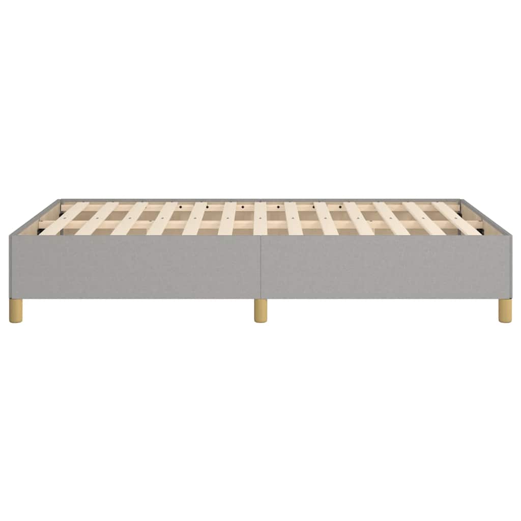 Okvir za krevet bez madraca svjetlosivi 120x190 cm od tkanine