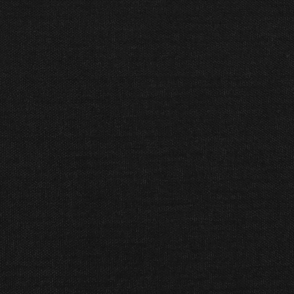 Krevet box spring s madracem crni 120 x 190 cm od tkanine
