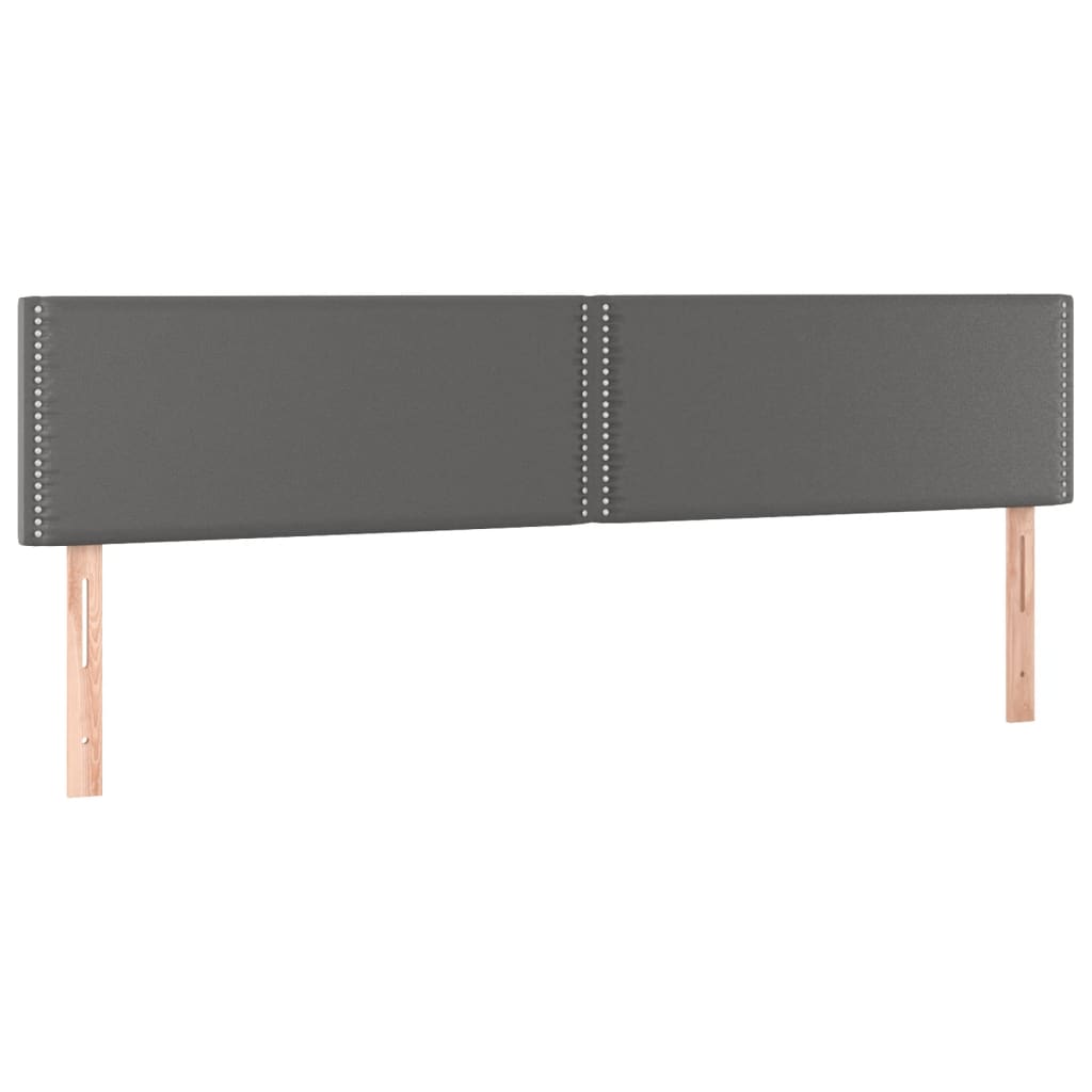 Krevet s oprugama i madracem sivi 120x190 cm od umjetne kože