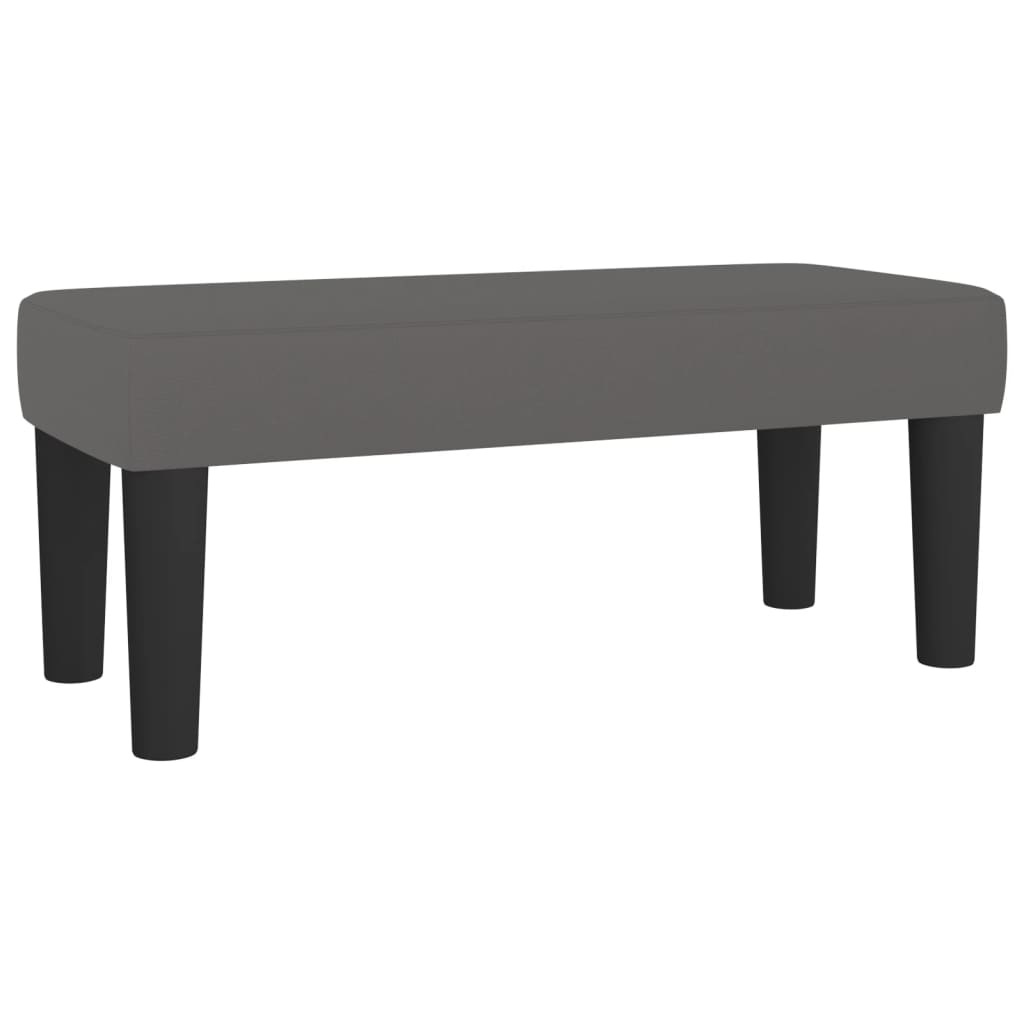 Krevet s oprugama i madracem sivi 120x190 cm od umjetne kože