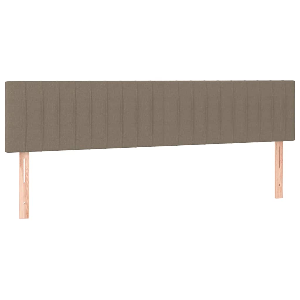 Okvir kreveta bez madraca smeđesivi 120x190cm tkanine