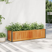 Vrtna sadilica 110 x 30 x 27,5 cm masivno drvo bagrema i čelik