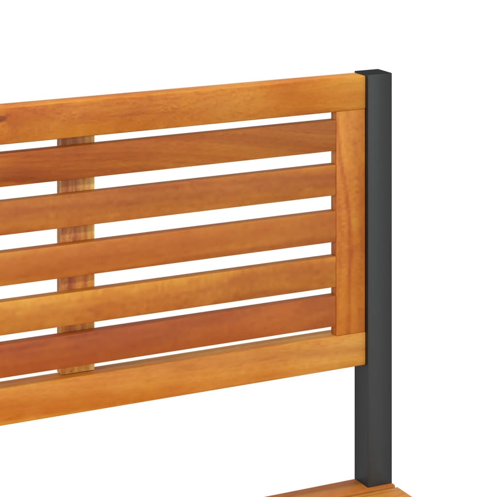 Vrtni radni stol 90x50x110 cm masivno bagremovo drvo i čelik