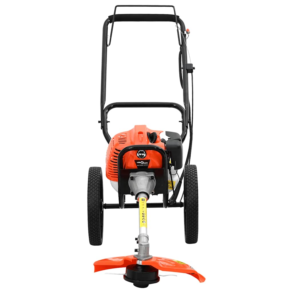 Trimer s kotačima narančaste boje 52 cc 1,45 kW