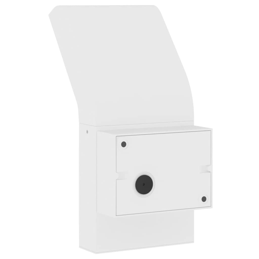 Vanjska LED zidna svjetiljka bijela od lijevanog aluminija